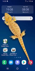 Lizard in phone funny joke screenshot 8