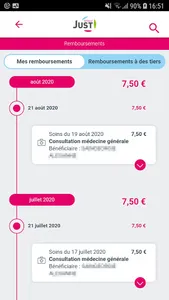 Mutuelle Just screenshot 3