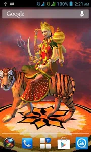 3D Durga Live Wallpaper screenshot 1