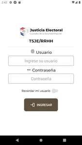 RRHH - Justicia Electoral screenshot 1