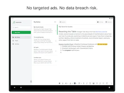 Justnote - Note Taking App screenshot 12
