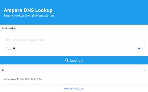 Ampare DNS Lookup Pro screenshot 4