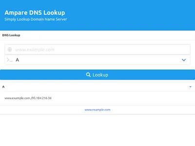 Ampare DNS Lookup Pro screenshot 7