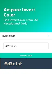 Ampare Opposite CSS Color Free screenshot 0
