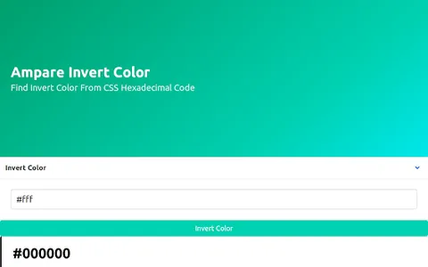 Ampare Opposite CSS Color Free screenshot 1