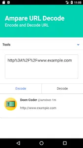 Ampare URL Decode and Encode screenshot 1