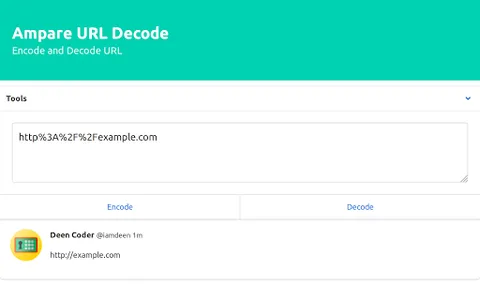 Ampare URL Decode and Encode screenshot 2