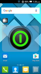 Linterna botón transparente screenshot 0