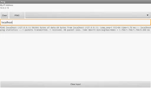 Ping screenshot 2