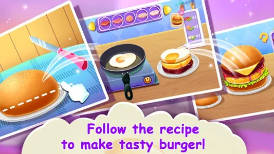 Yummy  Hamburger Cooking Game screenshot 6