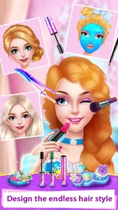 Long Hair Princess Salon Games screenshot 1