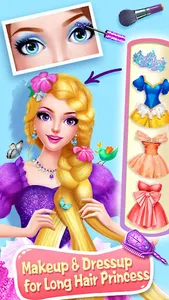 Long Hair Princess Salon Games screenshot 12