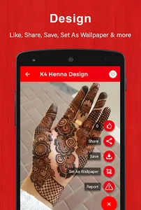K4 Henna - Mehndi Designs & Vi screenshot 1