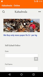 Kabadwala - Online Kabadiwala  screenshot 2