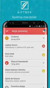 GiftBox - pomysły na prezenty  screenshot 1