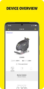 Kärcher Machine connect screenshot 2