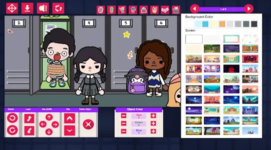 Toca Boca Wednesday Wallpapers screenshot 1