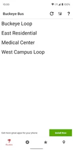 Buckeye Bus Tracker screenshot 2