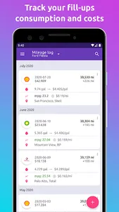 Fuelio: gas log & gas prices screenshot 2