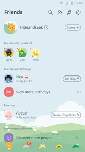 Hide and Seek-KakaoTalk Theme screenshot 0