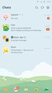 Hide and Seek-KakaoTalk Theme screenshot 1