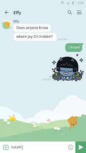 Hide and Seek-KakaoTalk Theme screenshot 2