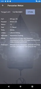 Kalender Weton  Jawa screenshot 9