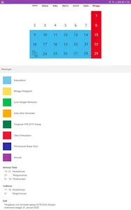 Kalender Amikom MTI screenshot 4
