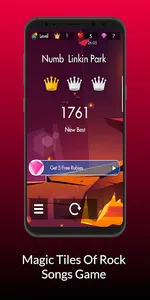 Piano Tiles Of Rock Songs Game screenshot 2