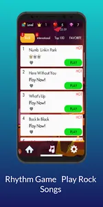 Rhythm Piano Tiles Rock Songs screenshot 1