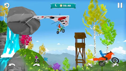 Airborne Motocross Bike Racing screenshot 12