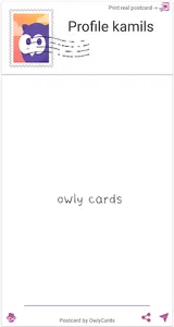 Owly Cards: Postcard Printing screenshot 6