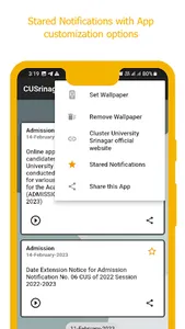 CUSrinagar Notifier - CUS screenshot 2