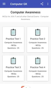 Computer Awareness JOA(IT) screenshot 1