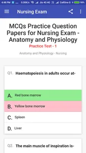 Staff Nurse Exam screenshot 2