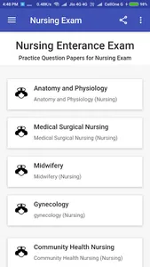 Staff Nurse Exam screenshot 3