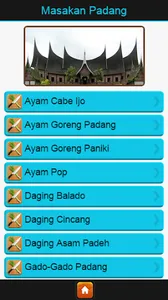Resep Masakan padang screenshot 0