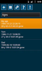 Time List screenshot 0