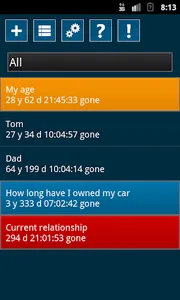 Time List screenshot 1