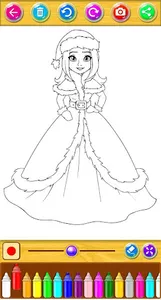 Cute Princess Coloring Book screenshot 5