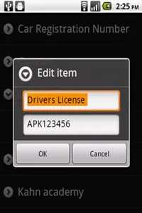 aList information manager screenshot 3