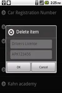 aList information manager screenshot 4