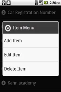 aList information manager screenshot 5
