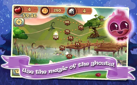 Cat and Ghosts Puzzle screenshot 15