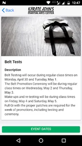 Karate Johns Martial Arts screenshot 3