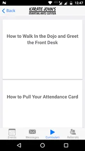 Karate Johns Martial Arts screenshot 5