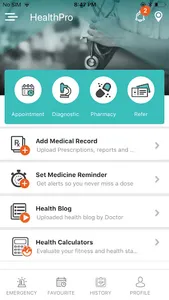 HealthPro Book My Doctor & Hea screenshot 1