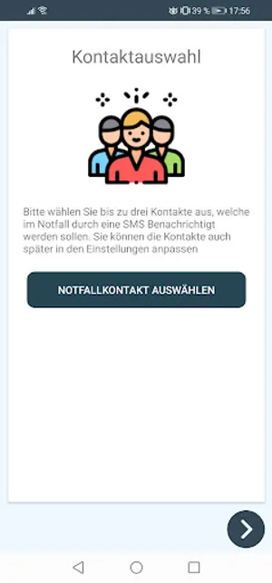 Hera - Notfall SMS App screenshot 2