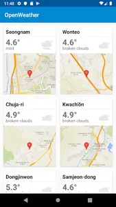 OpenWeather screenshot 1