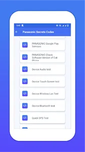 Secret Codes for PANASONIC screenshot 2